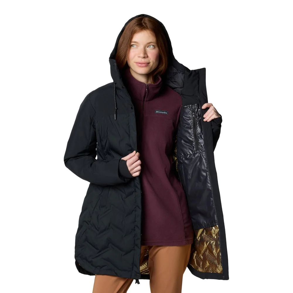 Columbia Women's Mountain Croo III Mid Down Jacket, 650-Fill Power Insulation, Omni-Tech Waterproof Breathable Fabric, Black, Small, 2085051010S - Image 7
