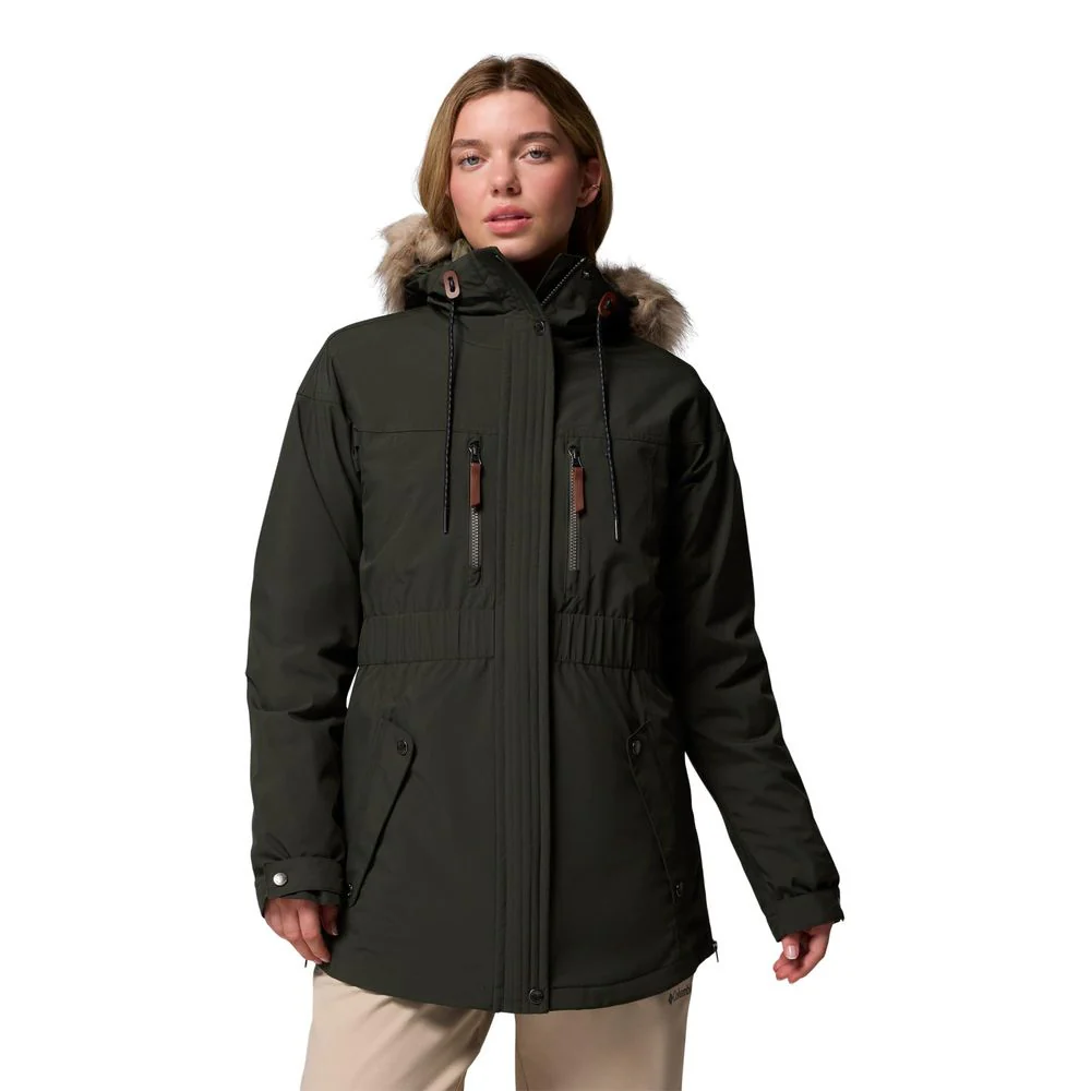 Columbia Womens Payton Pass II Interchange 3-in-1 Athletic Shell Jacket, Greenscape, Medium, 208973