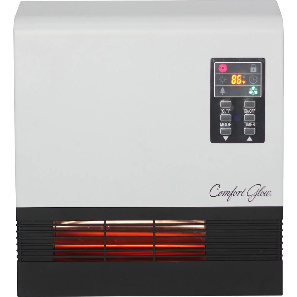 Comfort Glow QWH2100 1,500-Watt Infrared Quartz Wall Heater