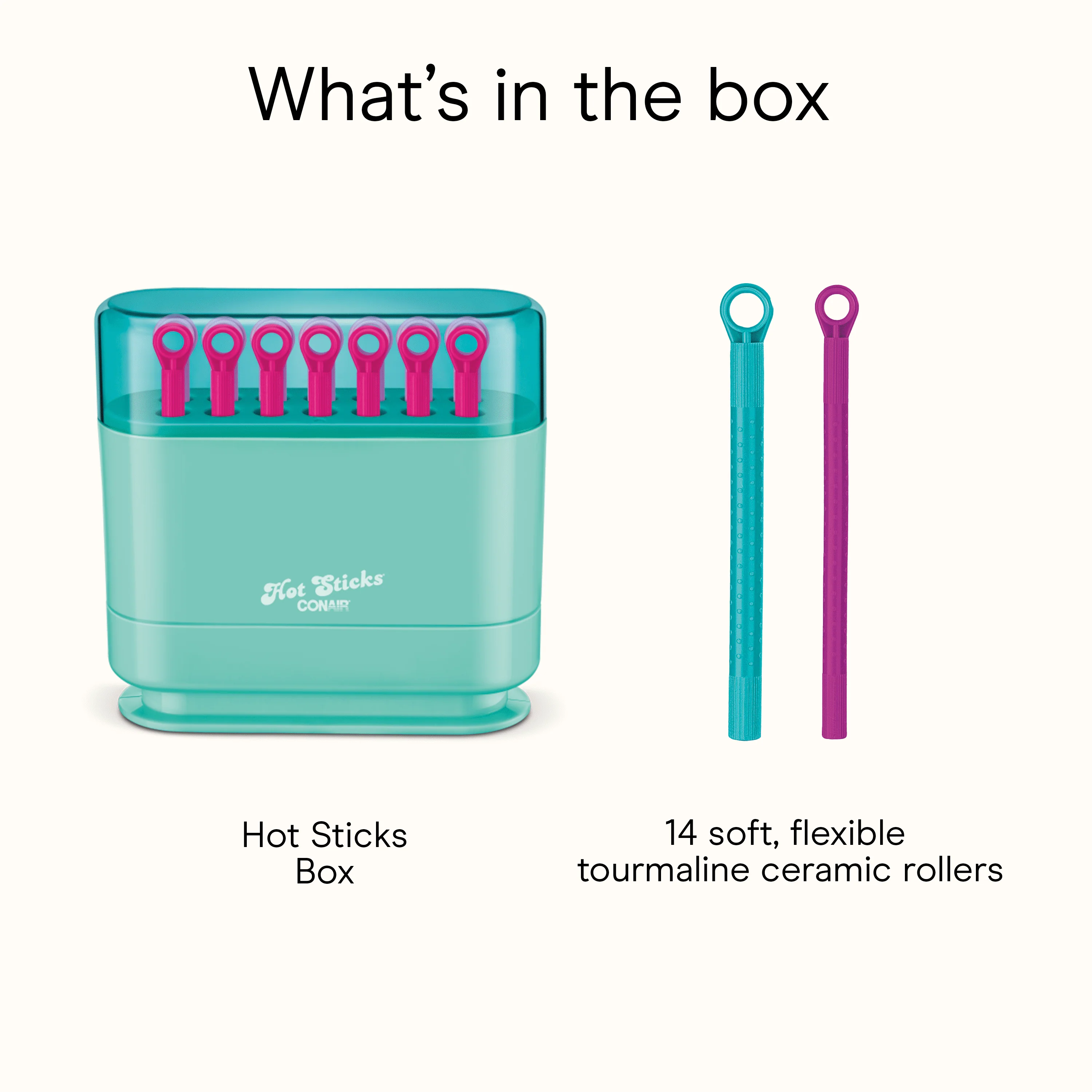 Conair Silicone Hot Roller Set with 7 Small and 7 Medium Rollers, No Clips Needed HS18RT - Image 4