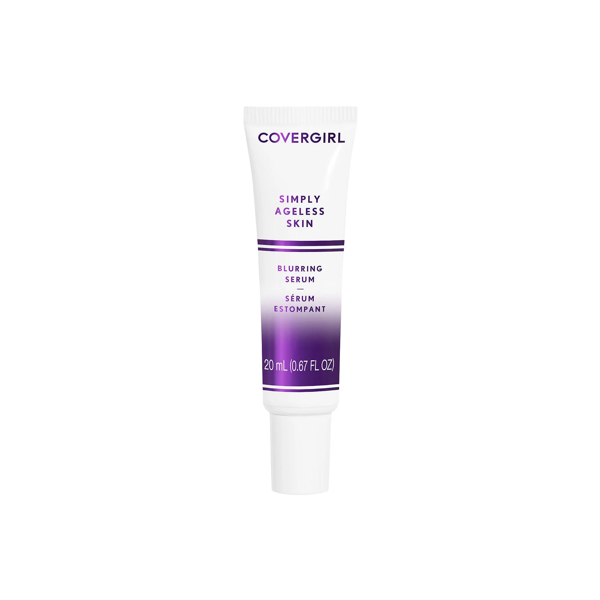 COVERGIRL 80038287 Simply Ageless Blurring Serum, Anti Wrinkle Serum, Face Serum, 1 Pack ,Skin Tightening Serum, Reduces Fine Lines, Formulated with Vitamin A & E, Argan Oil, Coconut OilCOVERGIRL