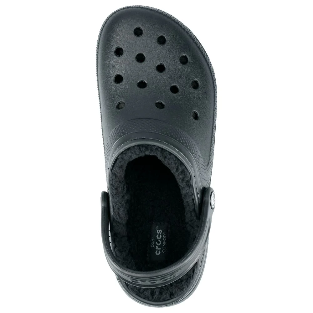 Crocs Unisex Classic Fuzz Lined Clog - M4/W6 - Black - Image 6