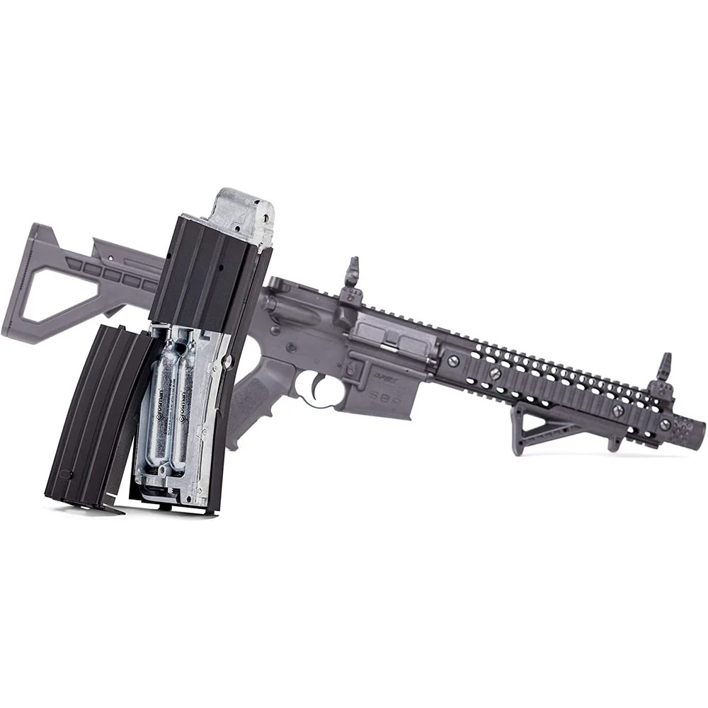 Crosman DSBR DPMS Full Auto SBR CO2-Powered BB Air Gun with Dual Action Capability, Black - Image 2