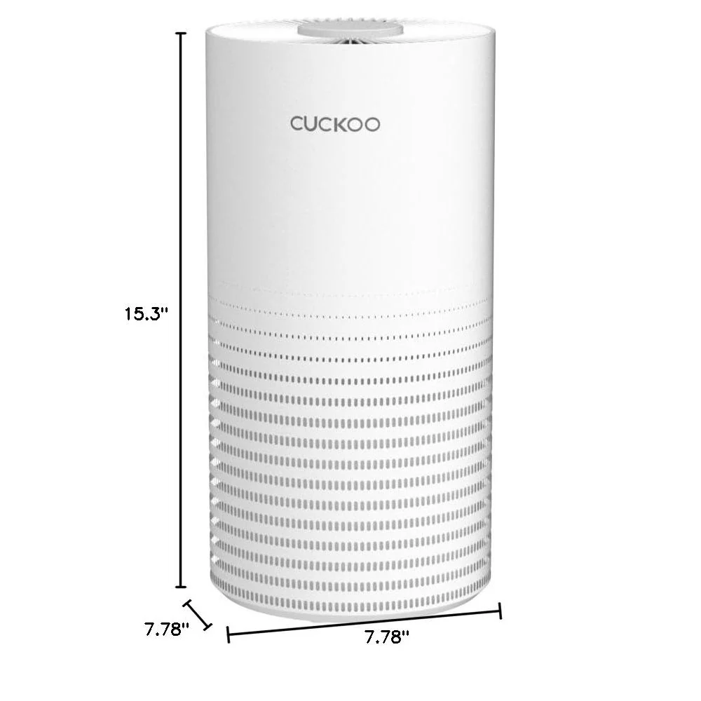 Cuckoo Air Purifier, H13 True HEPA with Activated Carbon Filter, Auto+ Mode, Sleep Mode, White, 456 sq. ft., CAC-I0510FW - Image 8