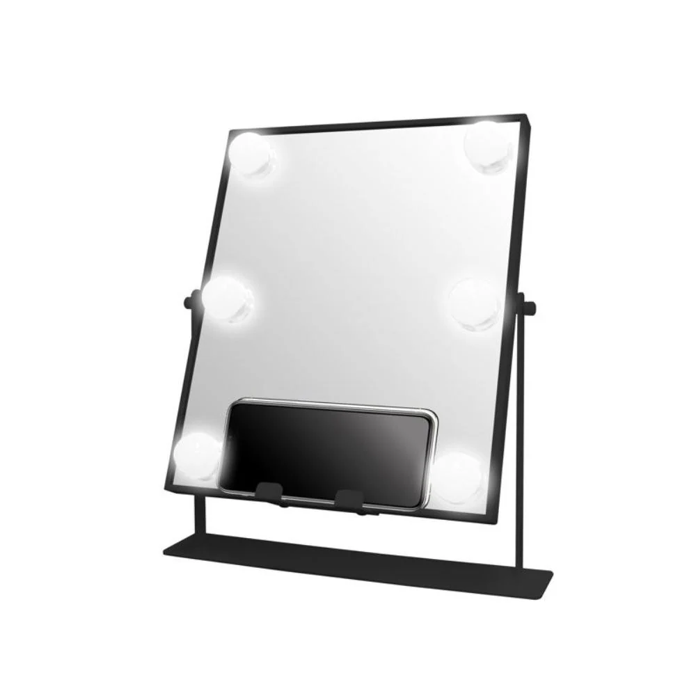 Danielle Creations Bluetooth L.E.D. Lighted Vanity Mirror, Black - Image 3