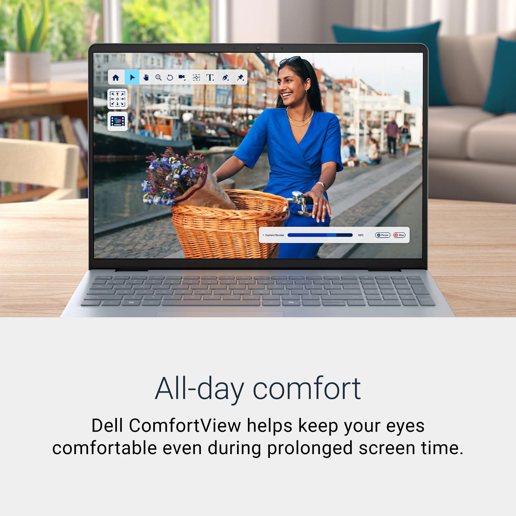 Dell 16 Laptop, 16-Inch FHD+ 16:10 Display, Intel Core 7-150U Processor, 16GB DDR5 RAM, 1TB PCIe SSD, Intel UHD Graphics, Platinum Silver - Image 9