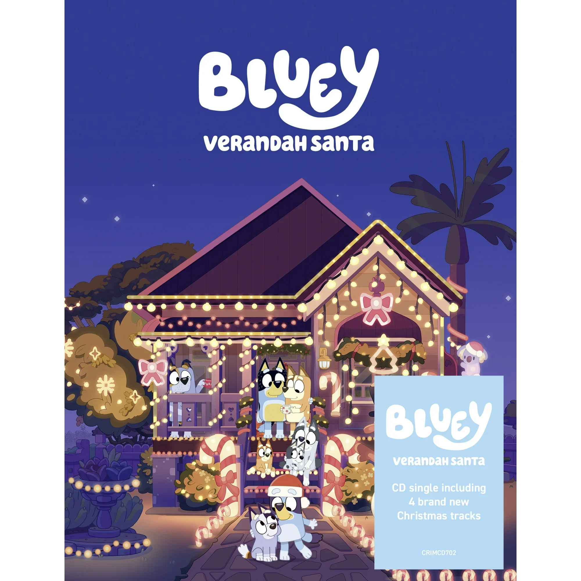 Demon/Edsel Bluey Verandah Santa (Vinyl)