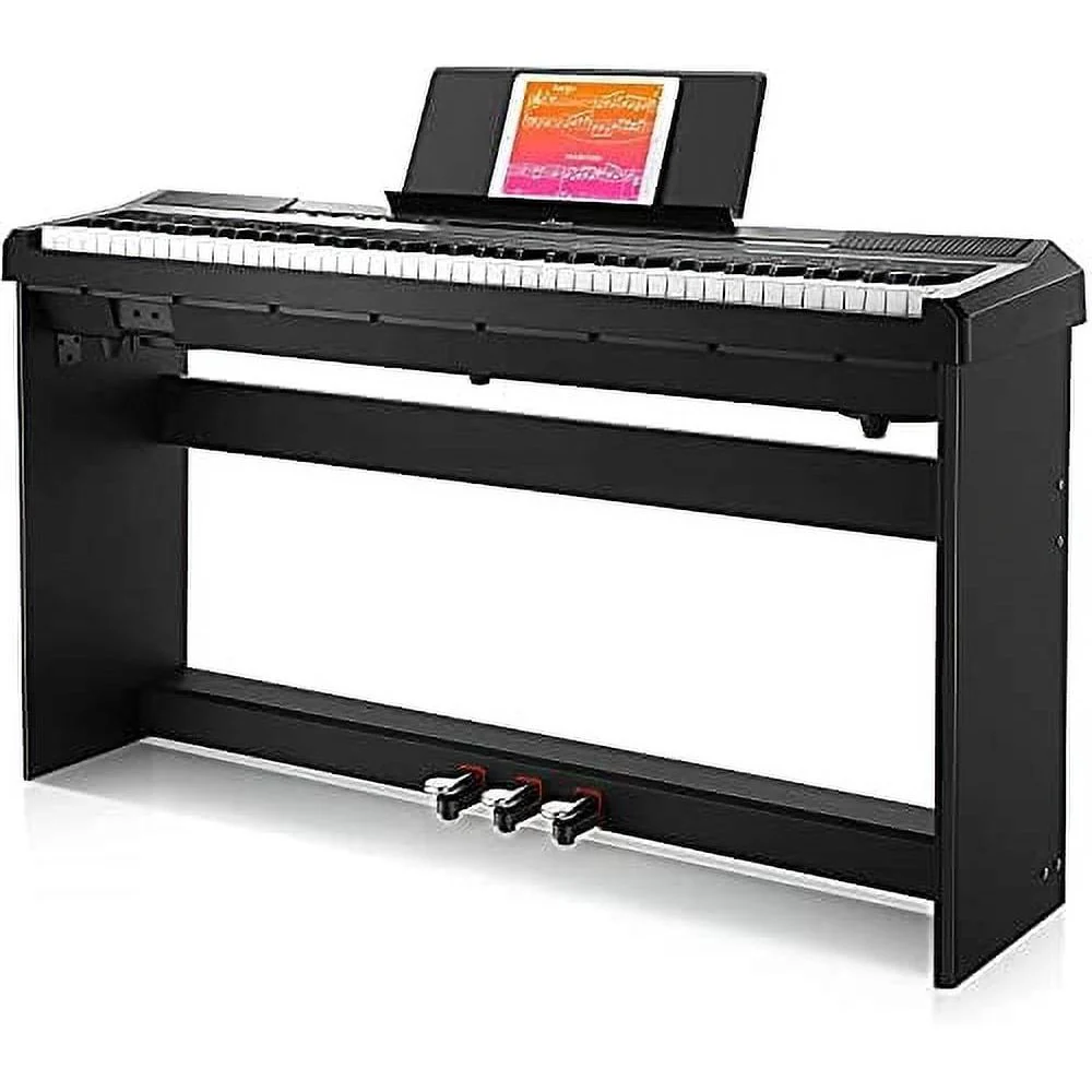 Donner EC3056 DEP-10 Digital Piano 88 Key Semi-Weighted, Full-Size Electric Piano Portable Keyboard for Beginners