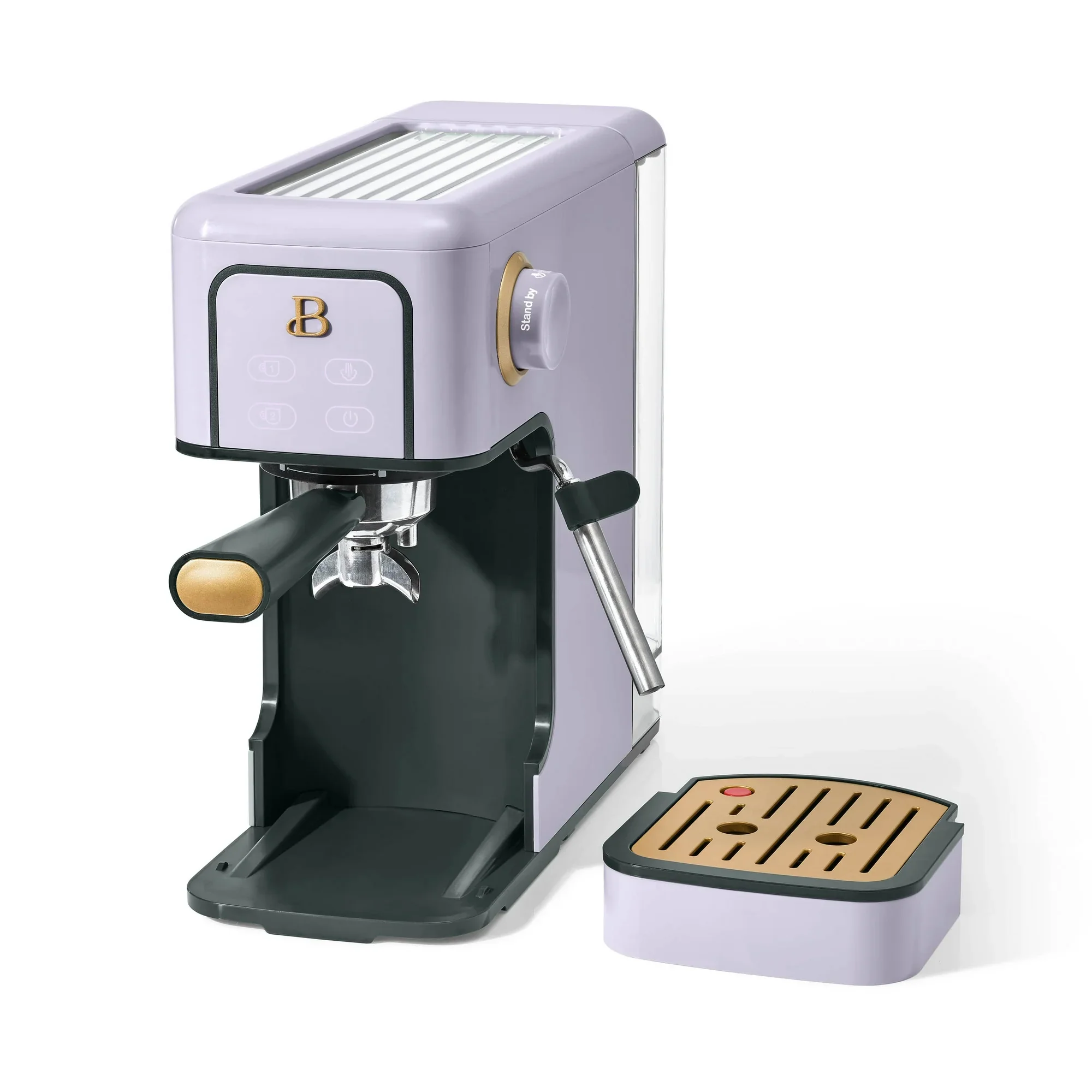 Drew Barrymore 19417 Beautiful Slim Espresso Maker With 20-Bar Pressure, Lavender - Image 2