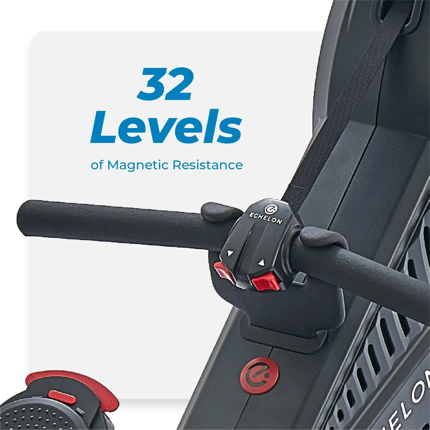 Echelon Row-S Foldable Indoor Rowing Machine with 22-Inch Rotating HD Touchscreen, Bluetooth Handlebar Resistance, 32 Magnetic Levels, Low-Impact Full-Body Workout, Black - Image 7