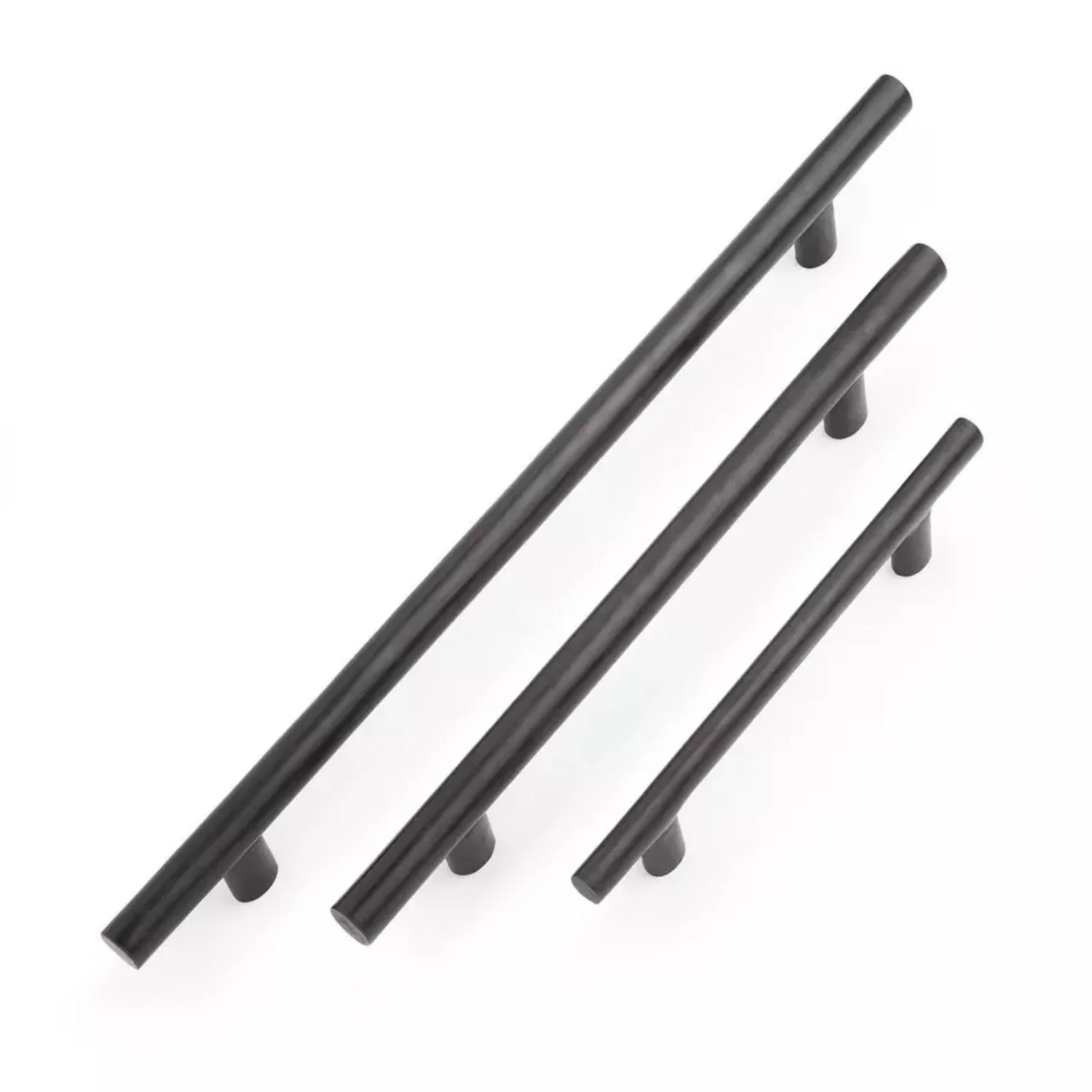 EH5875BTB.8.DB Kyoto Back to Back Door Pull - Bronze - CTC 8" - Dark Patina - Total Length 12" - Image 4