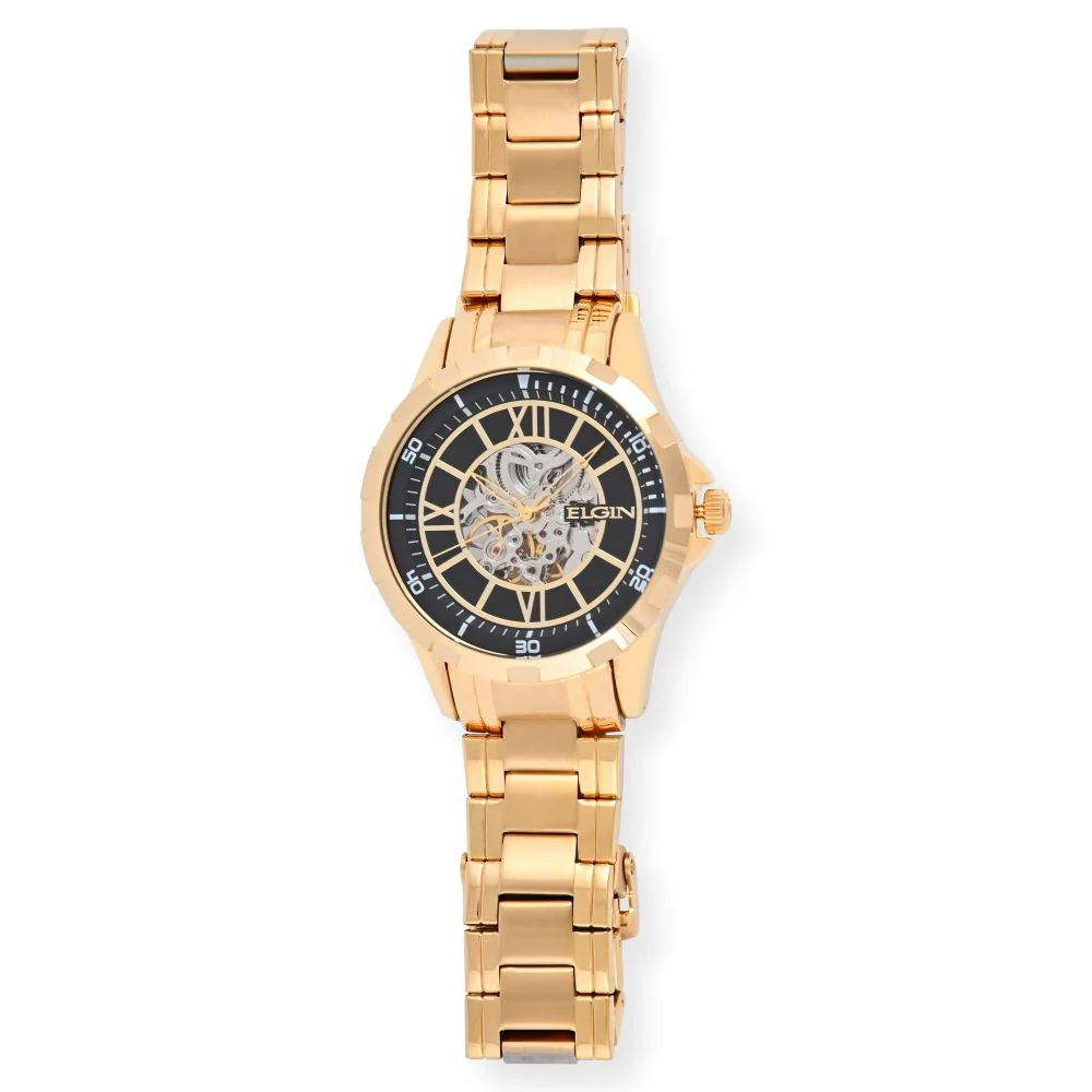 Elgin FG9040G Adult Men's Alloy Gold Automatic 58mm Wristwatch - Image 2