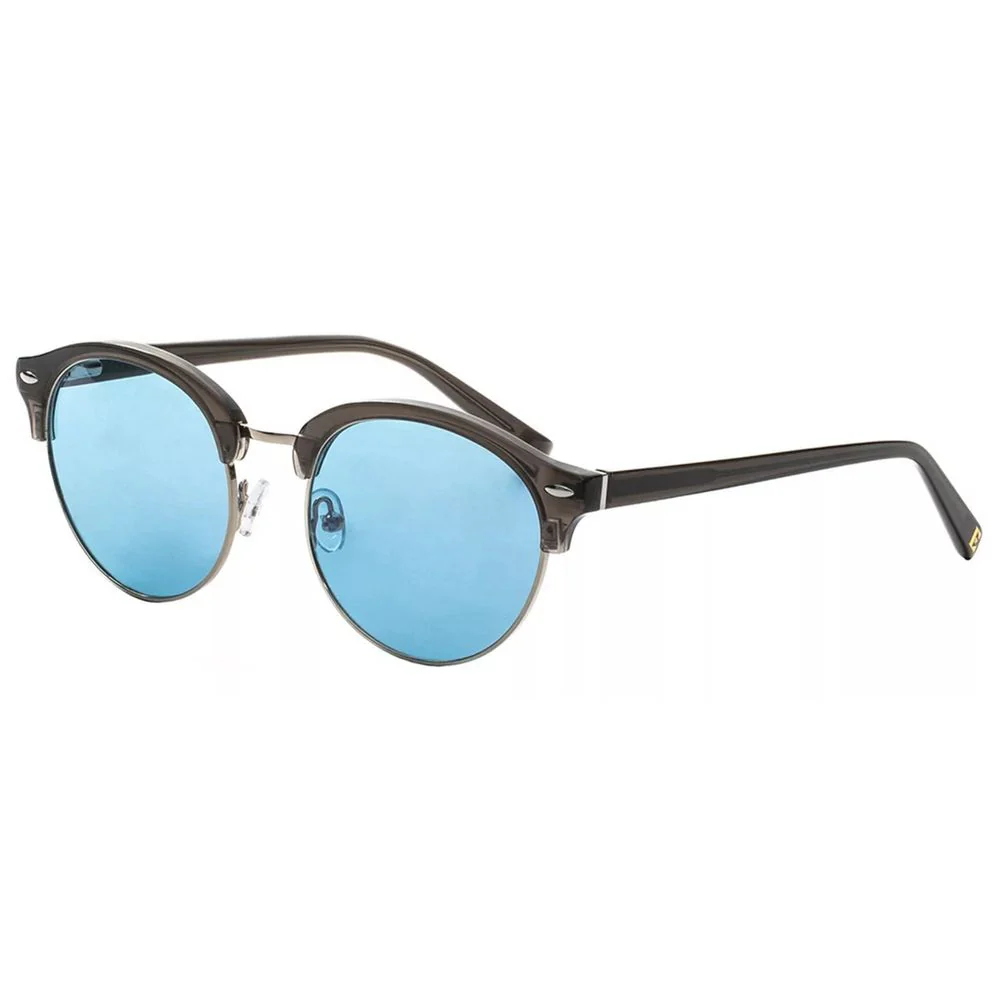 Elton John WOODSTOCK Unisex Sunglasses Moss Brown Grey Crystal Silver/Blue 53 mm - Image 2