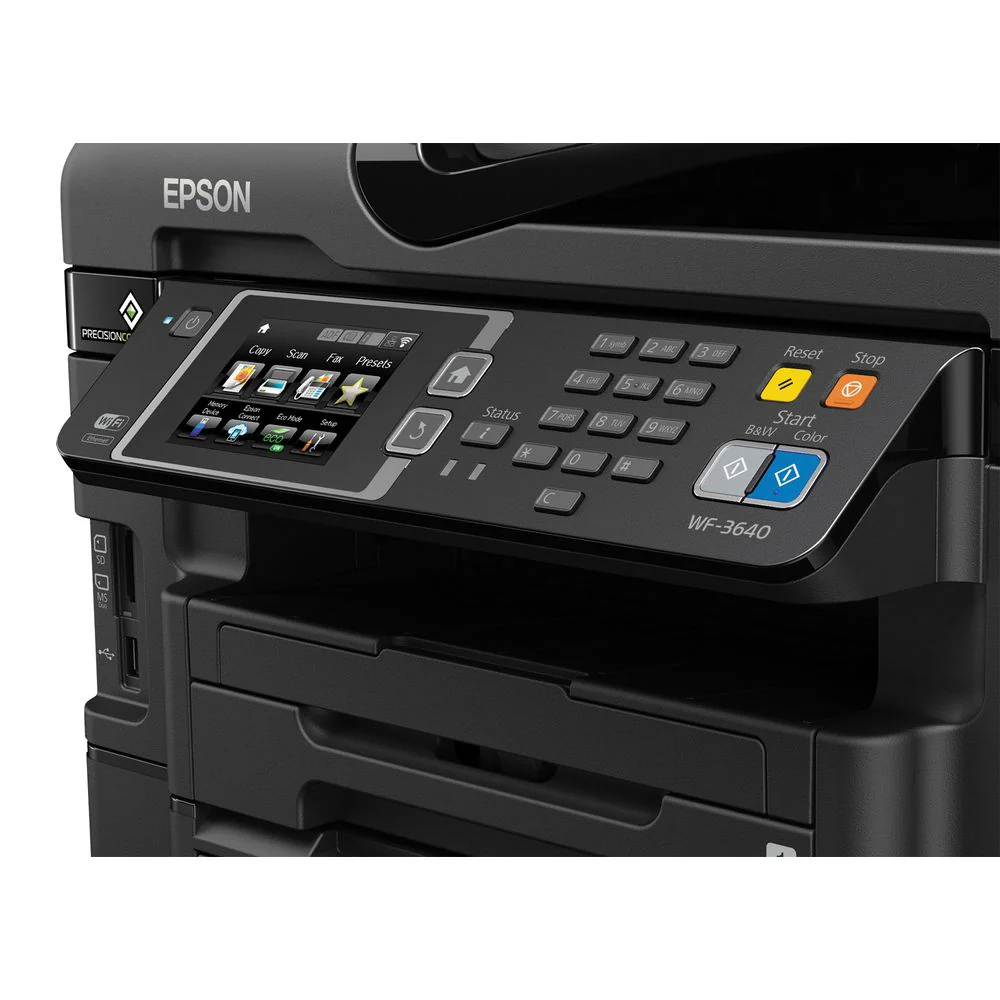 Epson C11CD16201 WorkForce WF-3640 All-in-One Printer/Copier/Scanner/Fax Machine - Image 3