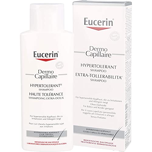 Eucerin Dermo Capillaire Shampoo Extra Tolerability for Dry Hypersensitive Scalp, Ultra Gentle, 250ml EUC0200102 - Image 3
