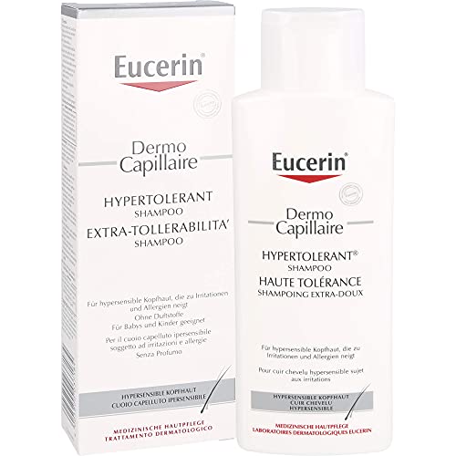 Eucerin Dermo Capillaire Shampoo Extra Tolerability for Dry Hypersensitive Scalp, Ultra Gentle, 250ml EUC0200102 - Image 4