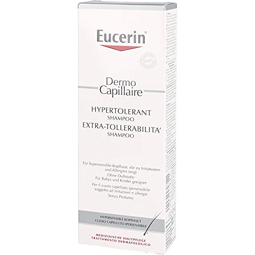 Eucerin Dermo Capillaire Shampoo Extra Tolerability for Dry Hypersensitive Scalp, Ultra Gentle, 250ml EUC0200102 - Image 5