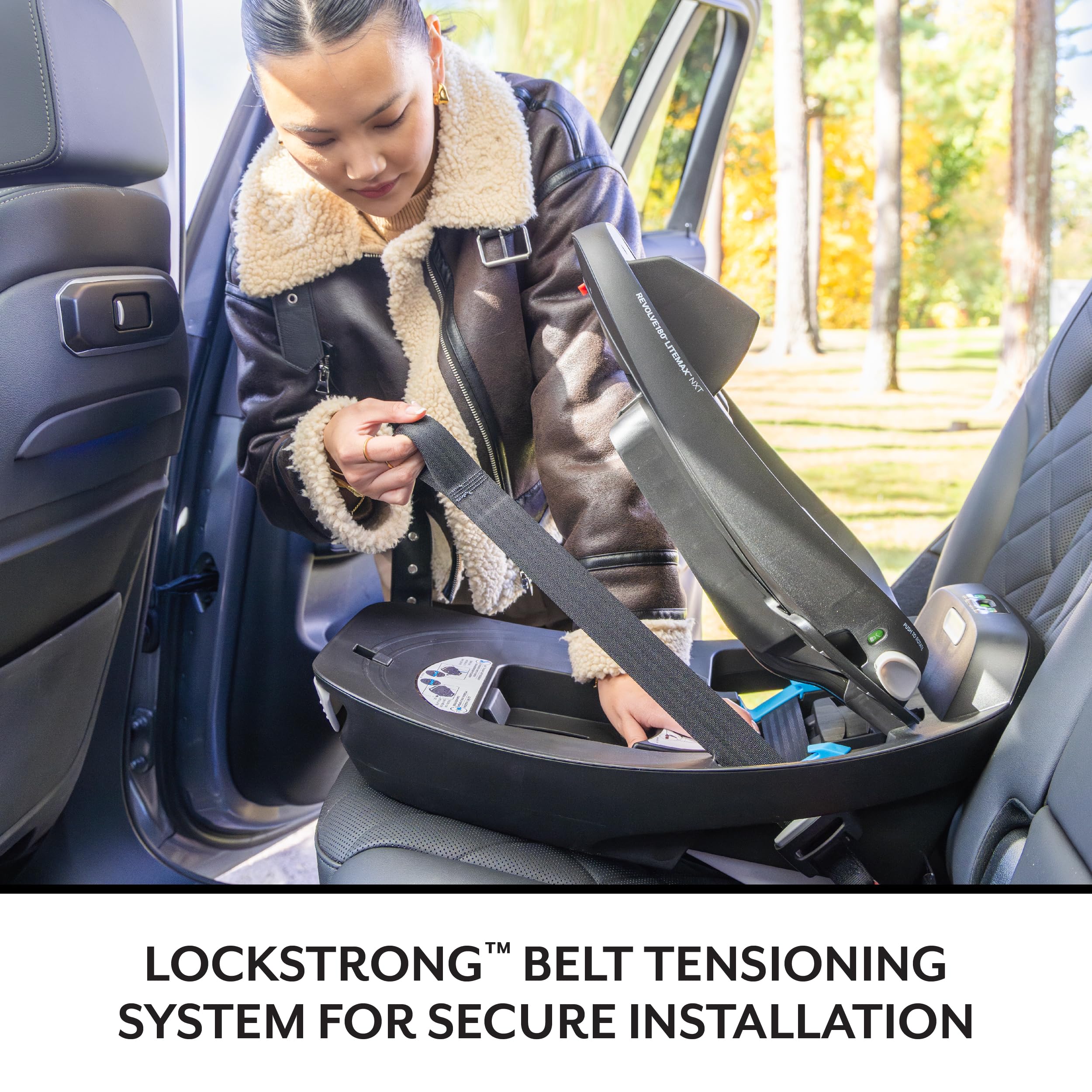 Evenflo Revolve 180 LiteMax NXT Infant Car Seat Base, LockStrong Belt Tensioning System, Lightweight, Portable, CS900610000C - Image 8