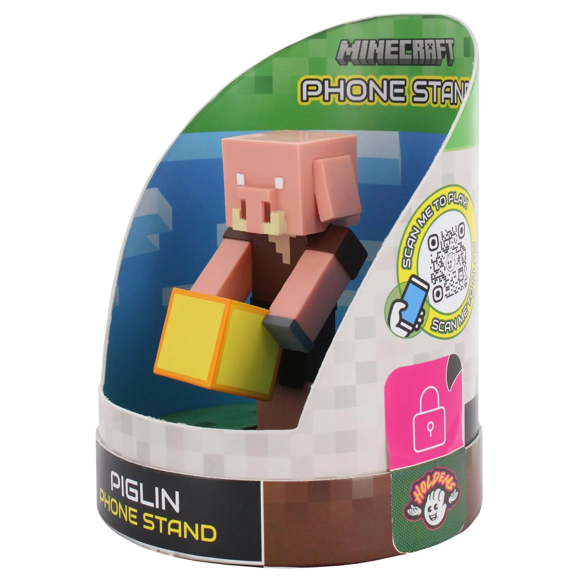 Exquisite Gaming Minecraft Piglin Holdems Mobile Phone and Device Holder, 4-Inch Collectible PVC Figure, Versatile Tech Organizer - Image 7