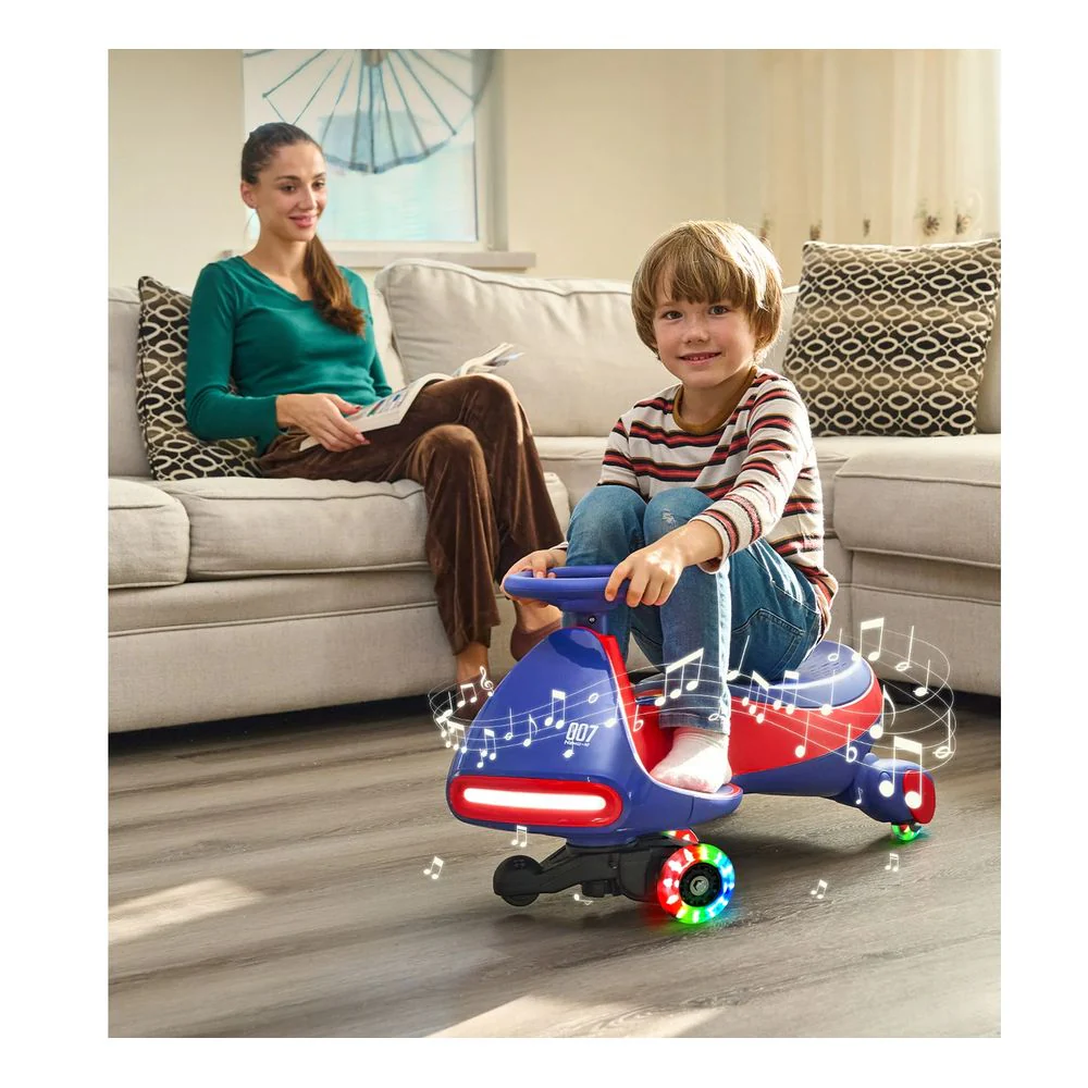 FanttikRide N7 PRO 12V N7 Pro Electric Wiggle Car with Pedal, Blue - Image 3