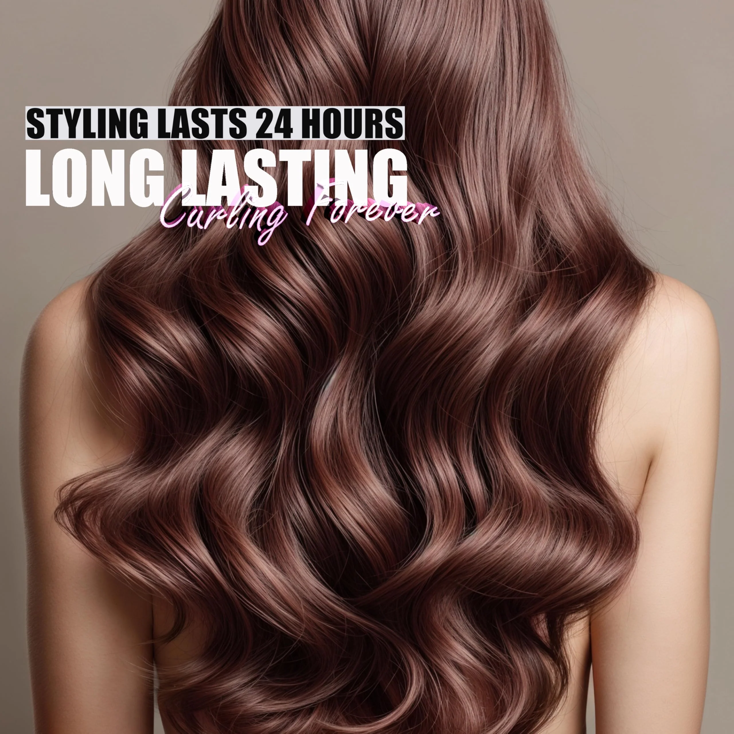 Farery Long Barrel Curling Iron, 1.25 Inch Ceramic Tourmaline Barrel Infused with Argan Oil and Keratin, 11 Adjustable Heat Settings, Includes Clips and Silicone Pad, Black FA099-32-B - Image 3