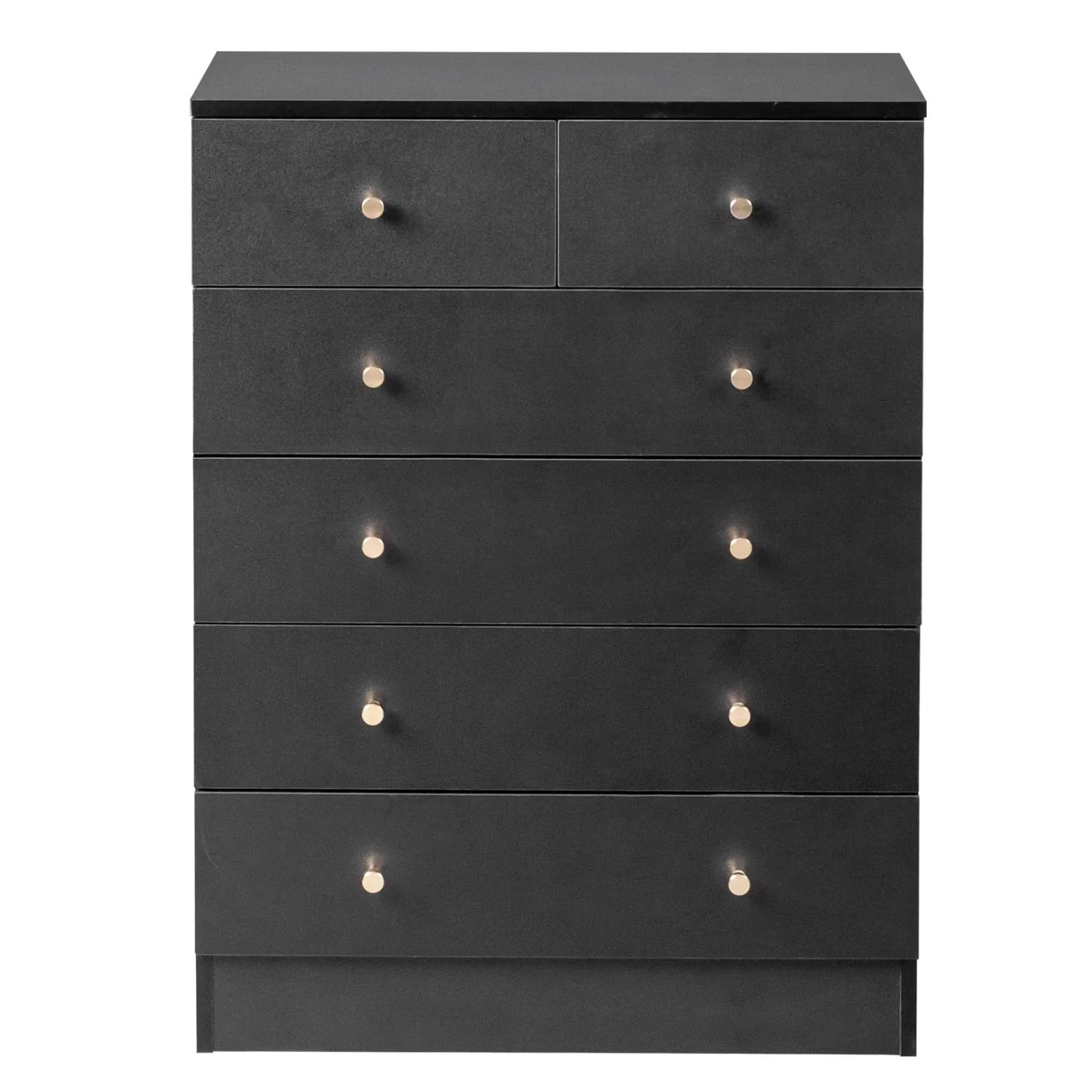 UBesGoo 6 Drawer Wood Dresser for Bedroom, Black - Image 10