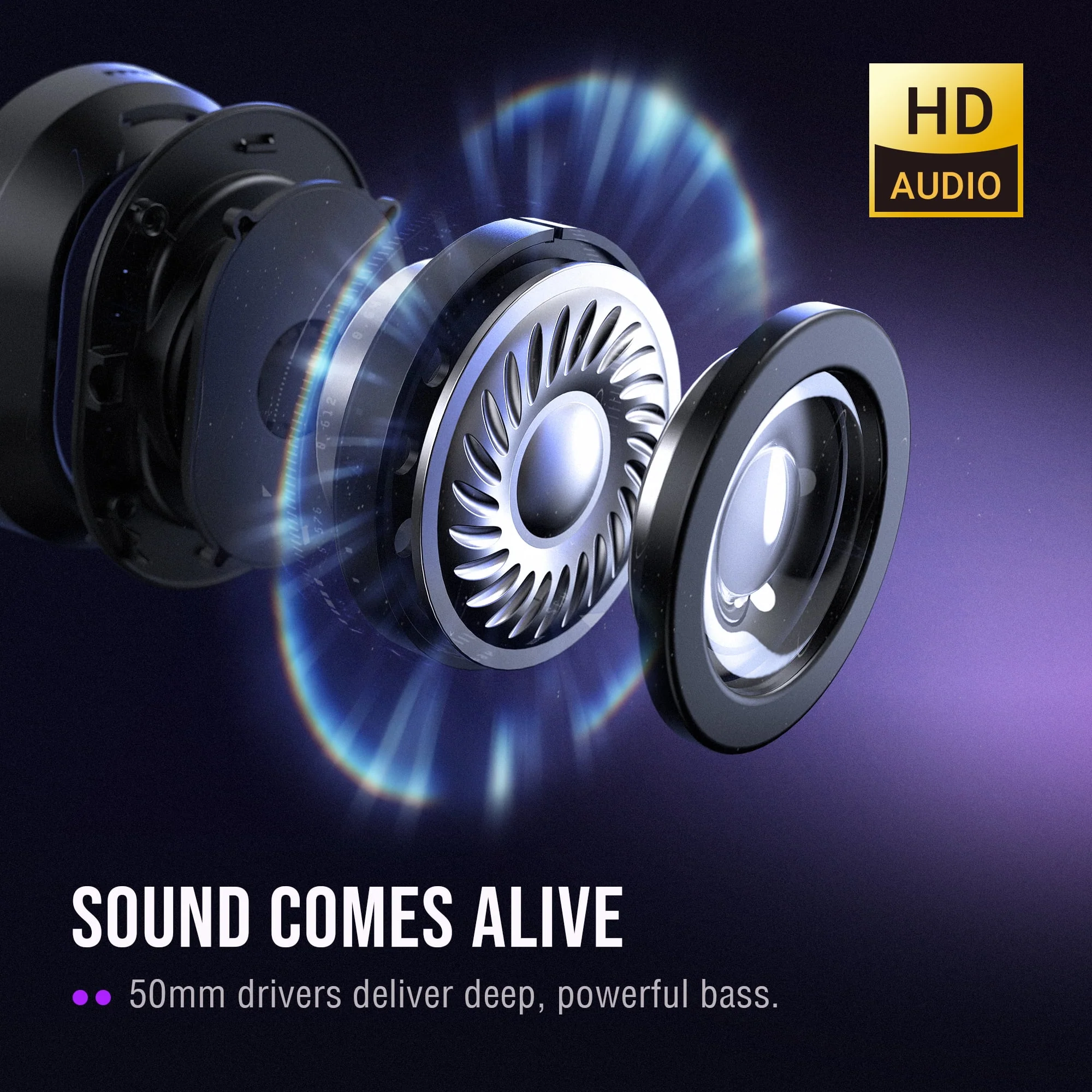 FIFINE H13 Gaming Headset with 7.1 Surround Sound, Noise-Canceling Microphone, Customizable RGB Lighting, USB Wired, Black - Image 3