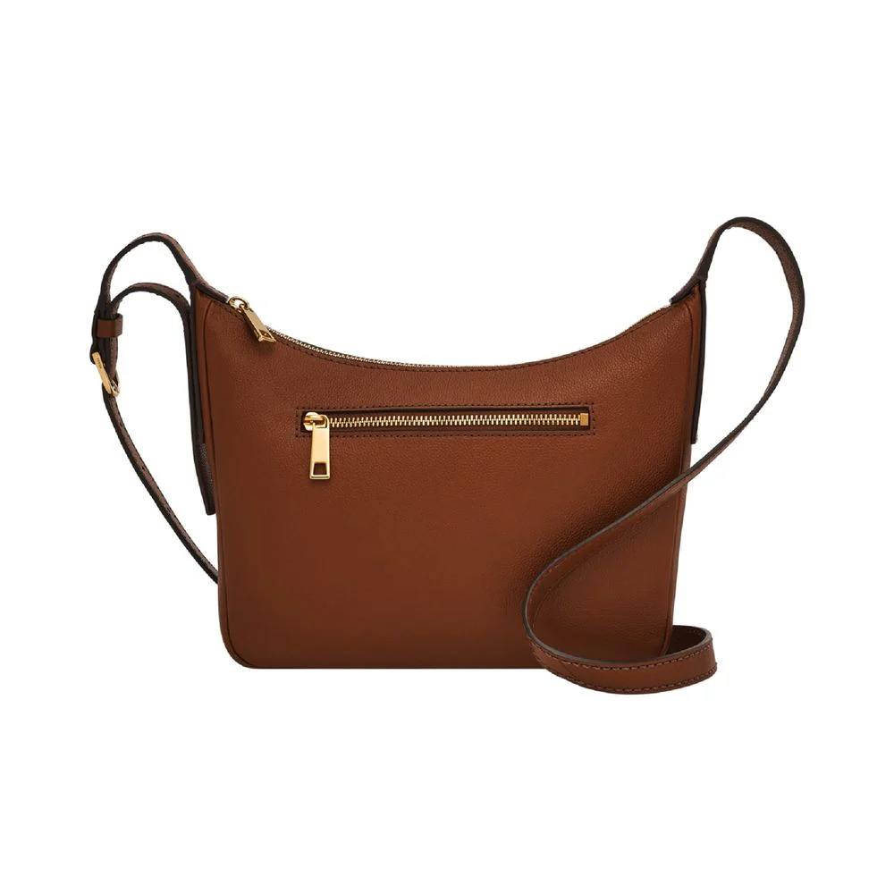 Fossil Cecilia Small Crossbody Women's Handbags Brown, Leather
