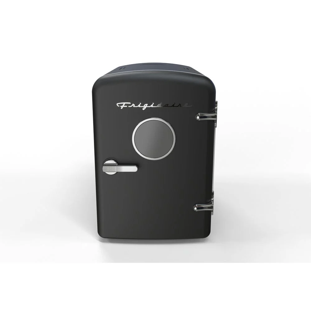 Frigidaire 6 Can Mini Personal Retro Fridge Cooler 4L Black EFMIS229