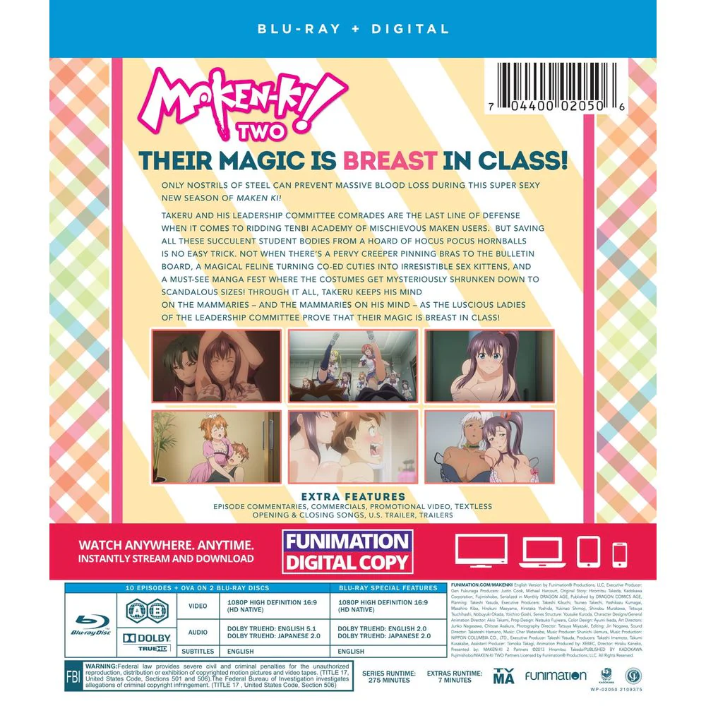 Funimation Maken-Ki Two Complete Series Essentials Blu-ray 2-Disc Set Subtitled Region Free 38751738 - Image 3
