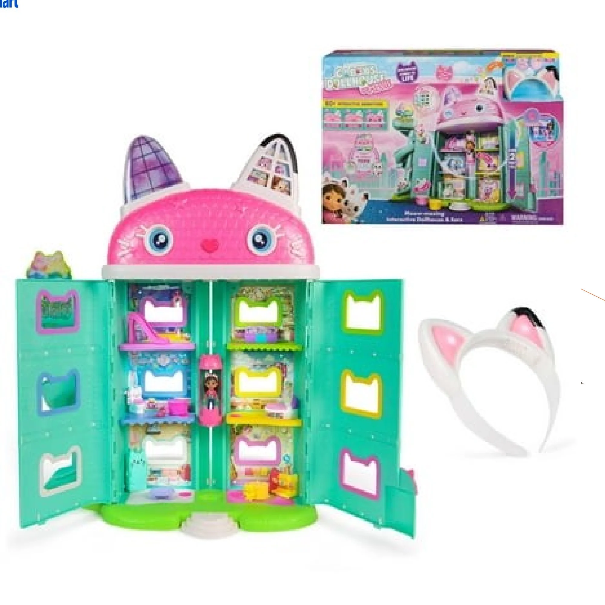 Gabbys Dollhouse The Movie Meow-mazing Dollhouse with Sound FX