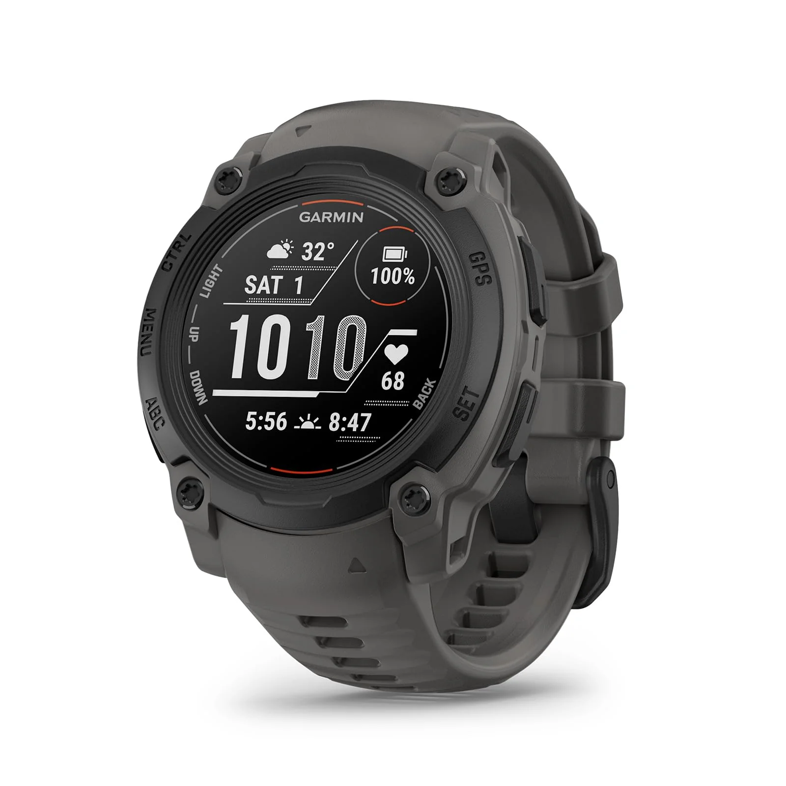 Garmin 010-02932-00 Instinct E 40mm, Rugged Outdoor GPS Smartwatch, 24/7 Health Monitoring, Wrist-Based Heart Rate, Charcoal