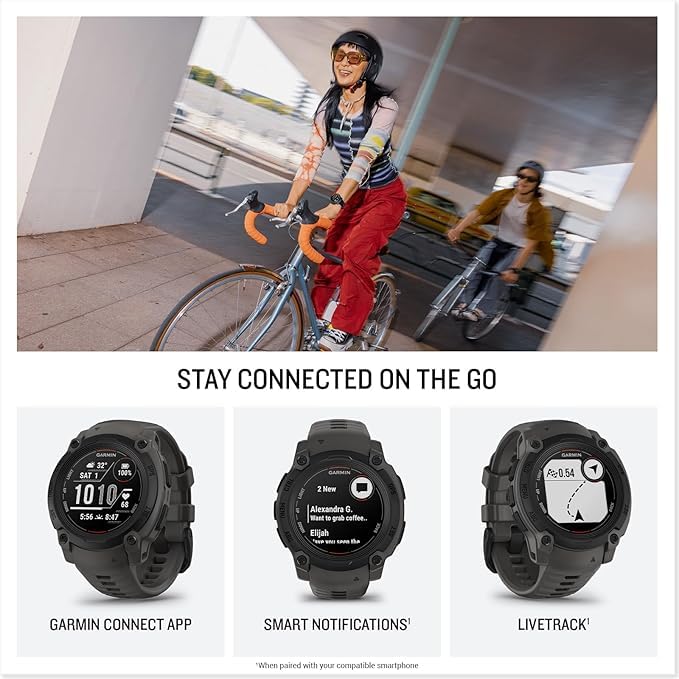 Garmin 010-02932-00 Instinct E 40mm, Rugged Outdoor GPS Smartwatch, 24/7 Health Monitoring, Wrist-Based Heart Rate, Charcoal - Image 5
