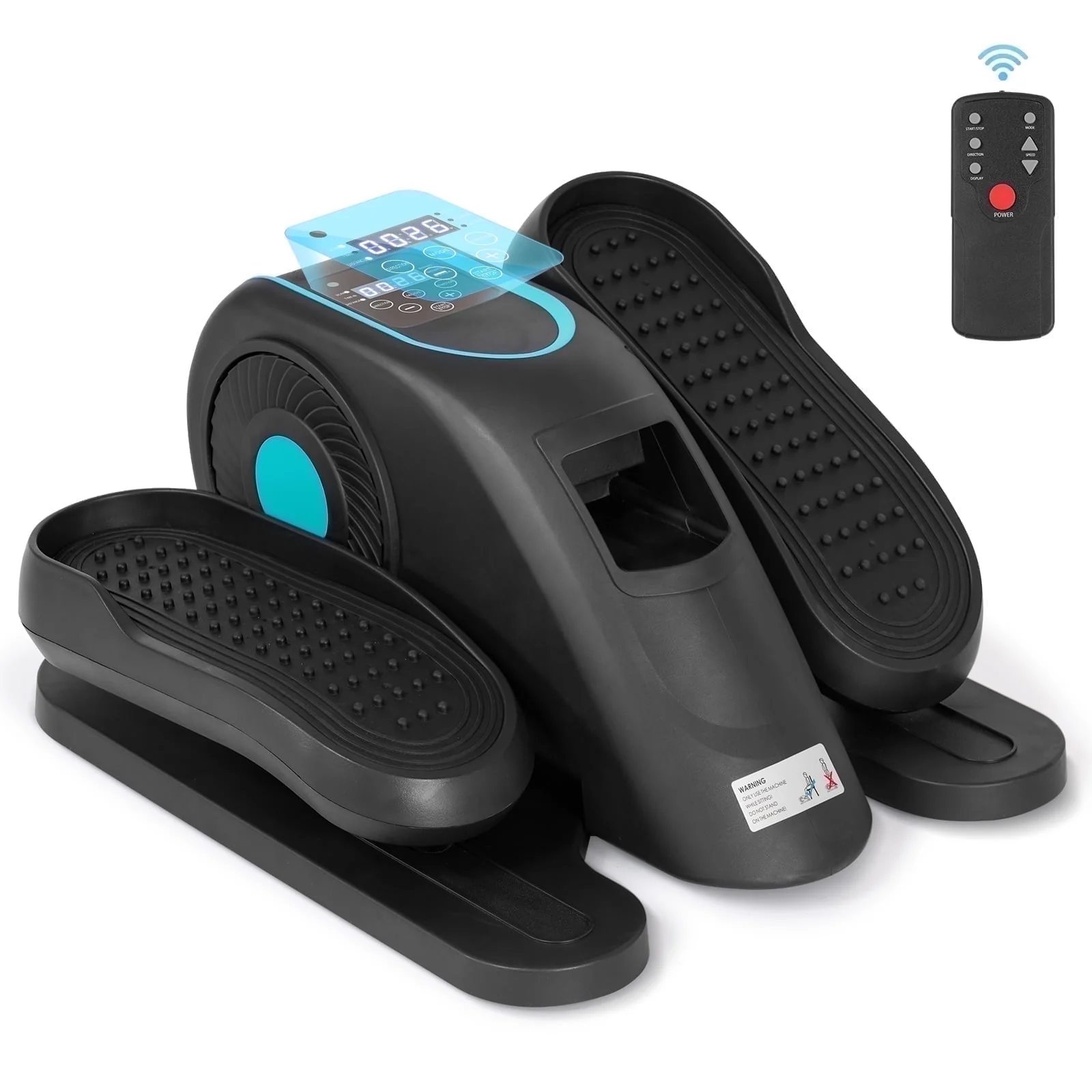 GASKY ET-SJ103 Under Desk Electric Elliptical Machine Compact Seated Pedal Leg Exercise Equipment with LCD Display and Remote Control