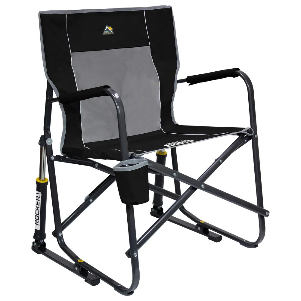 GCI Outdoor 37010 Camping Chair, Black and Gray