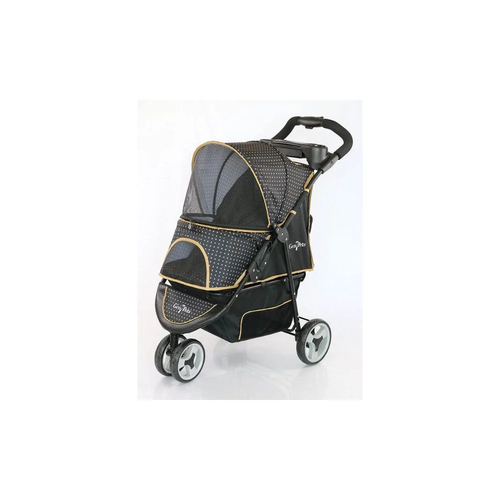 Gen7Pets G2340GN Promenade Pet Stroller, Gold Nugget Black and Gold - Image 10