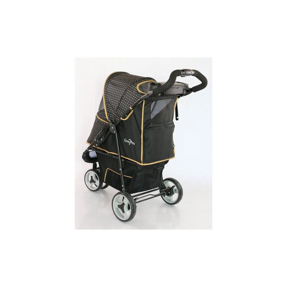 Gen7Pets G2340GN Promenade Pet Stroller, Gold Nugget Black and Gold - Image 11