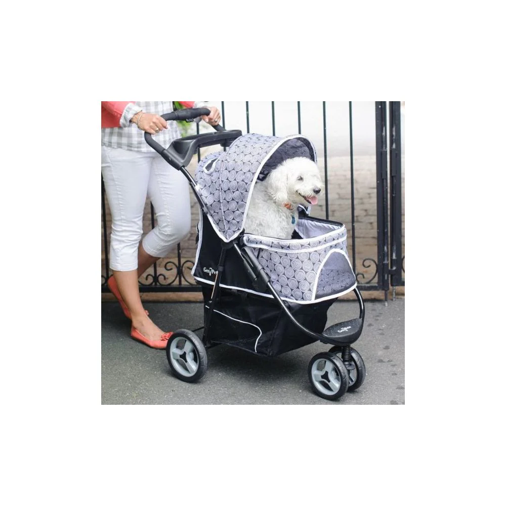 Gen7Pets G2340GN Promenade Pet Stroller, Gold Nugget Black and Gold - Image 2