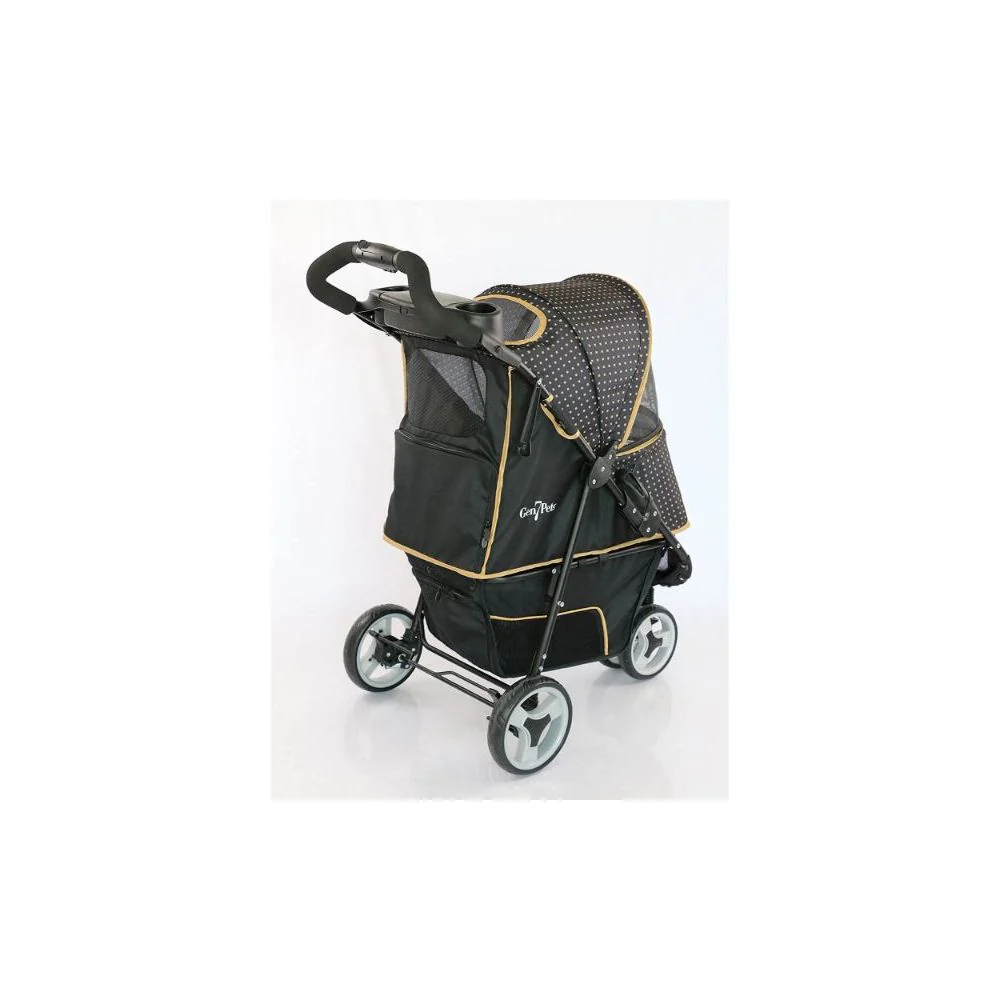 Gen7Pets G2340GN Promenade Pet Stroller, Gold Nugget Black and Gold - Image 6