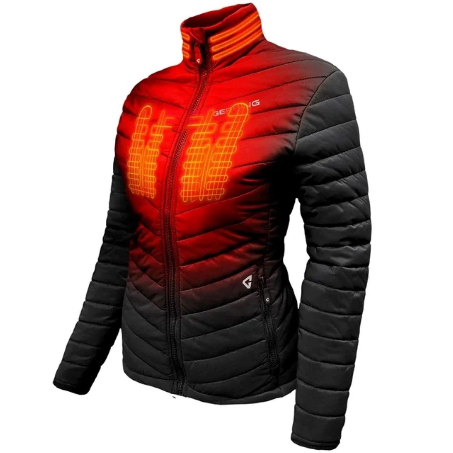 Gerbing 7V Khione Puffer Heated Jacket 2.0 for Ladies - Black - XS - Image 2
