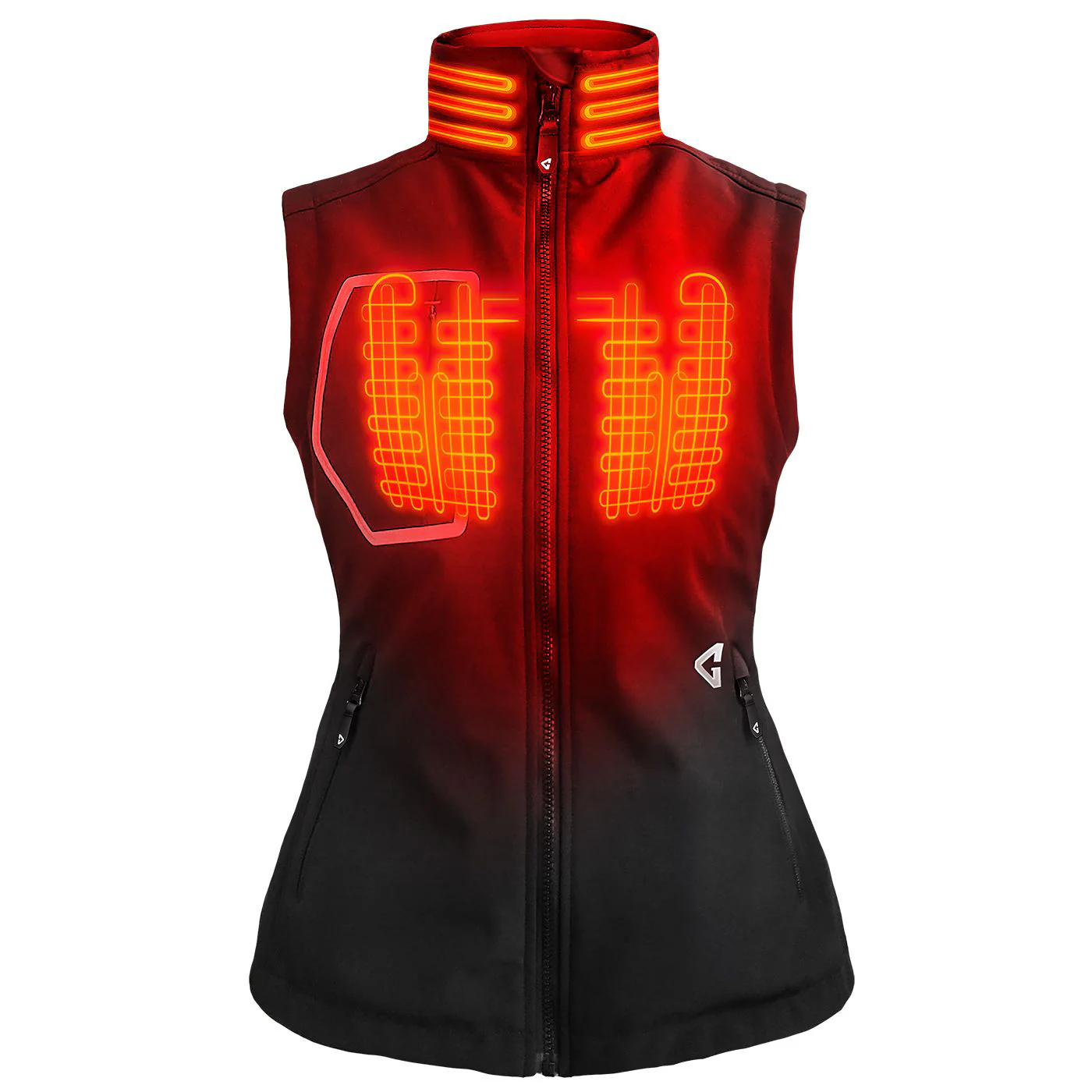 Gerbing 7V Women's Torrid 2.0 Softshell Vest - Black - M
