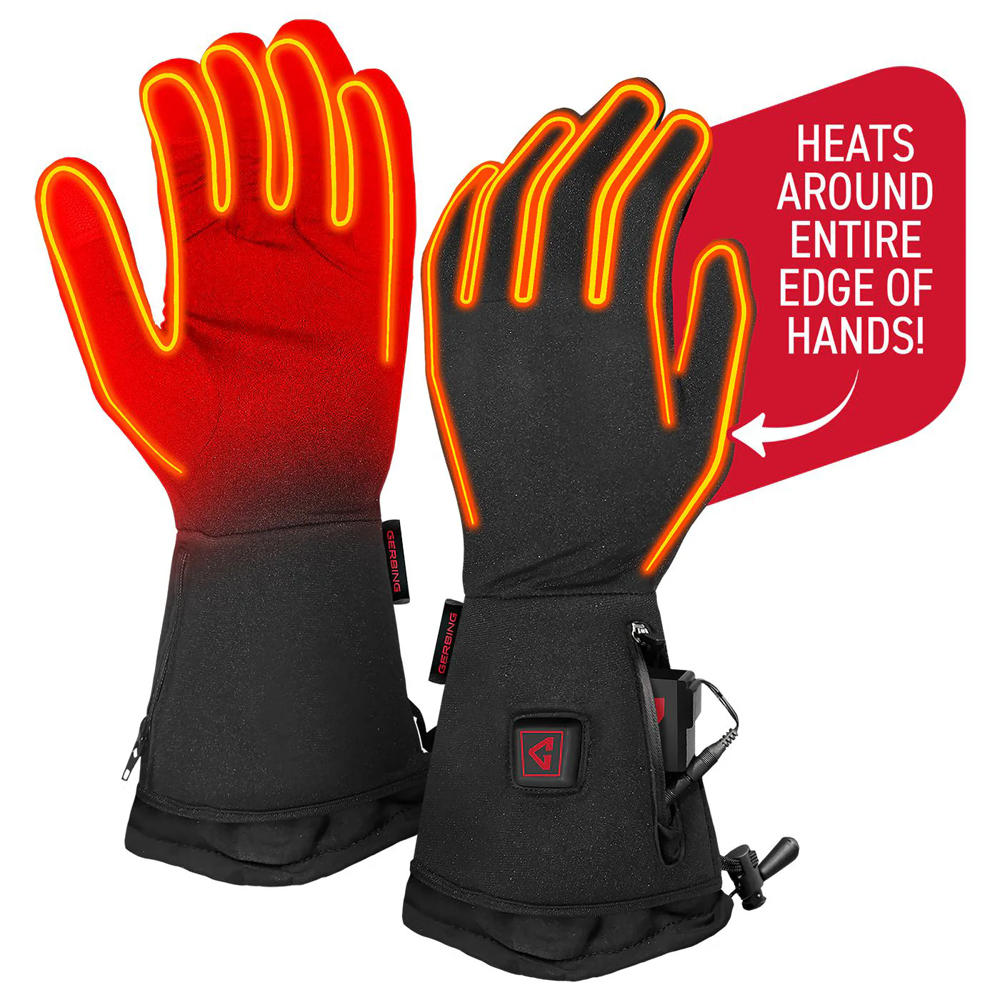 Gerbing GER-GL-7V-W-S-M 7V Heated Glove Liners for Ladies - Black - S/M - Image 4