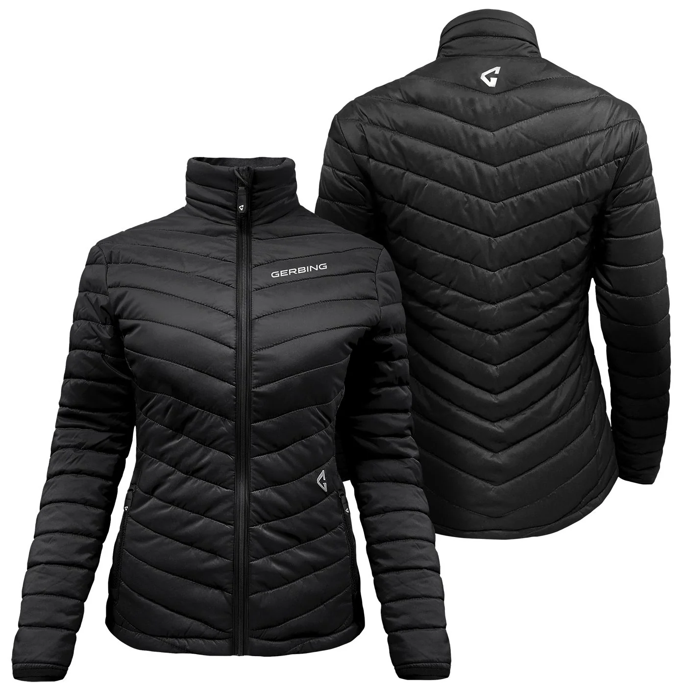 Gerbing GER-KPJKT-7V-W- 7V Khione Puffer Heated Jacket 2.0 for Ladies - Black - L - Image 2
