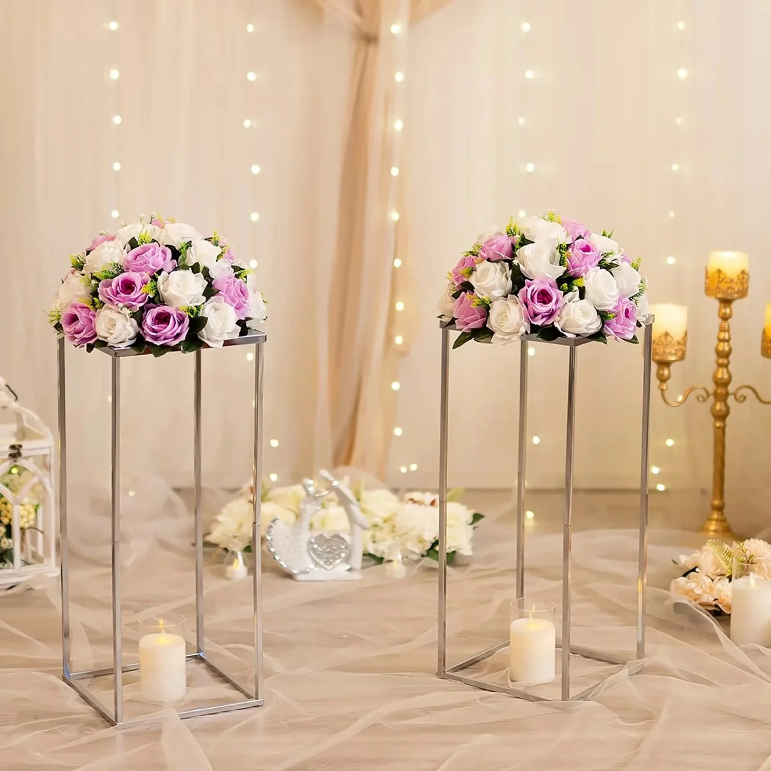 Glasseam LXZS6731 14.2" Large Artificial Wedding Flower Balls