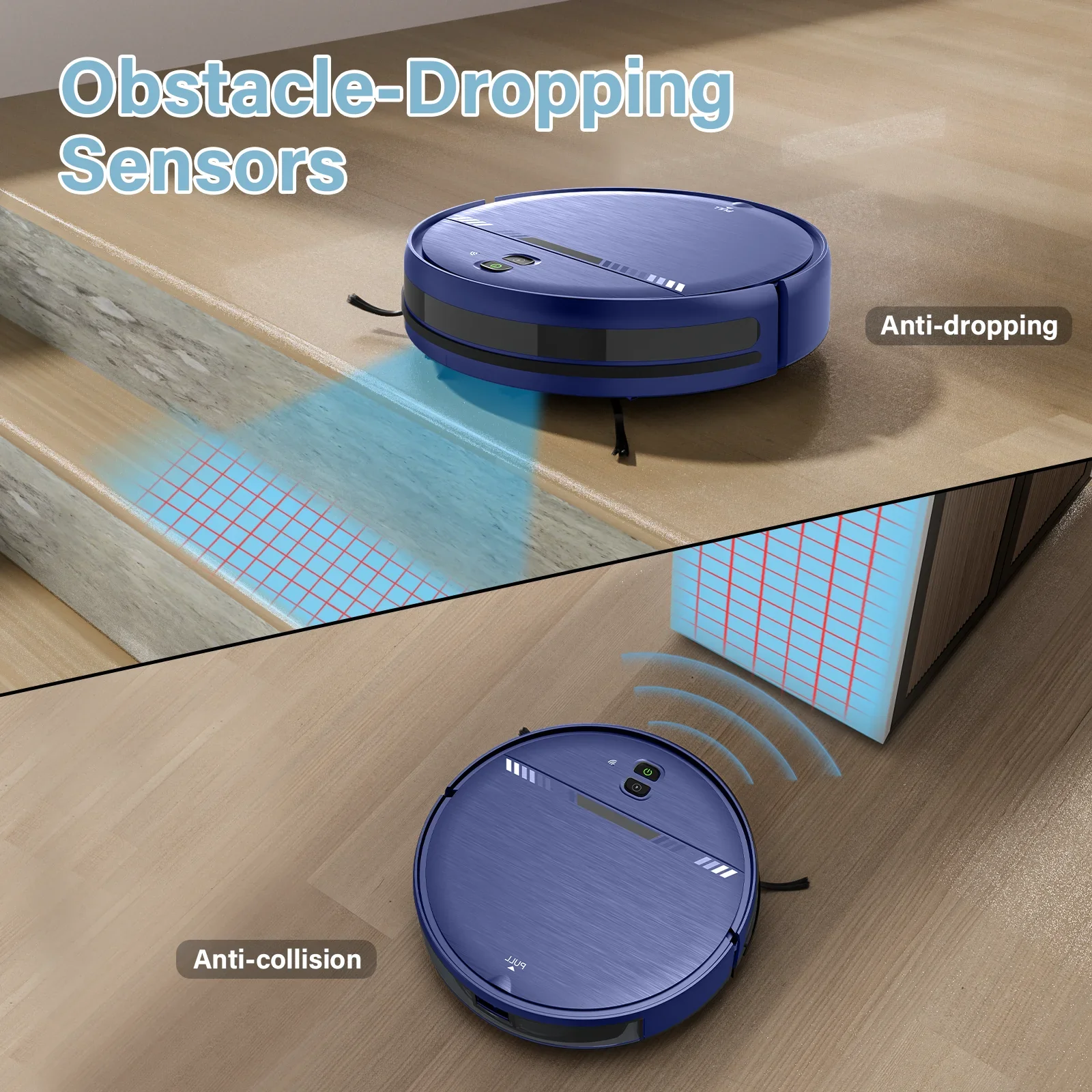 GOOVI Robot Vacuum Cleaner 2 in 1 Robot Vacuum and Mop Combo for Pet Hair, Hard Floor - Image 4