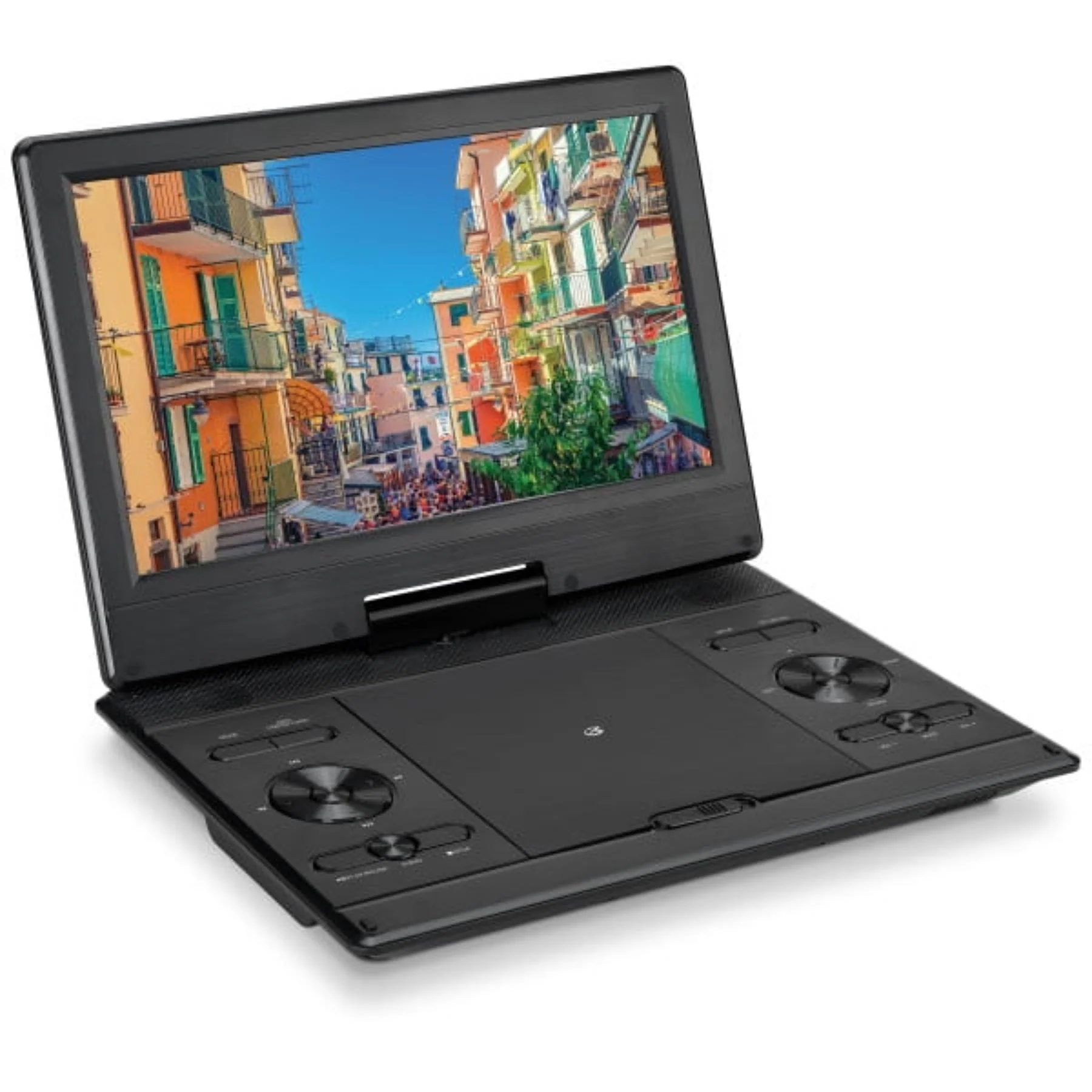 GPX PDB1214BDLB PDB1214BDL 11.6" Portable DVD Player with Bluetooth and Headphones - Black