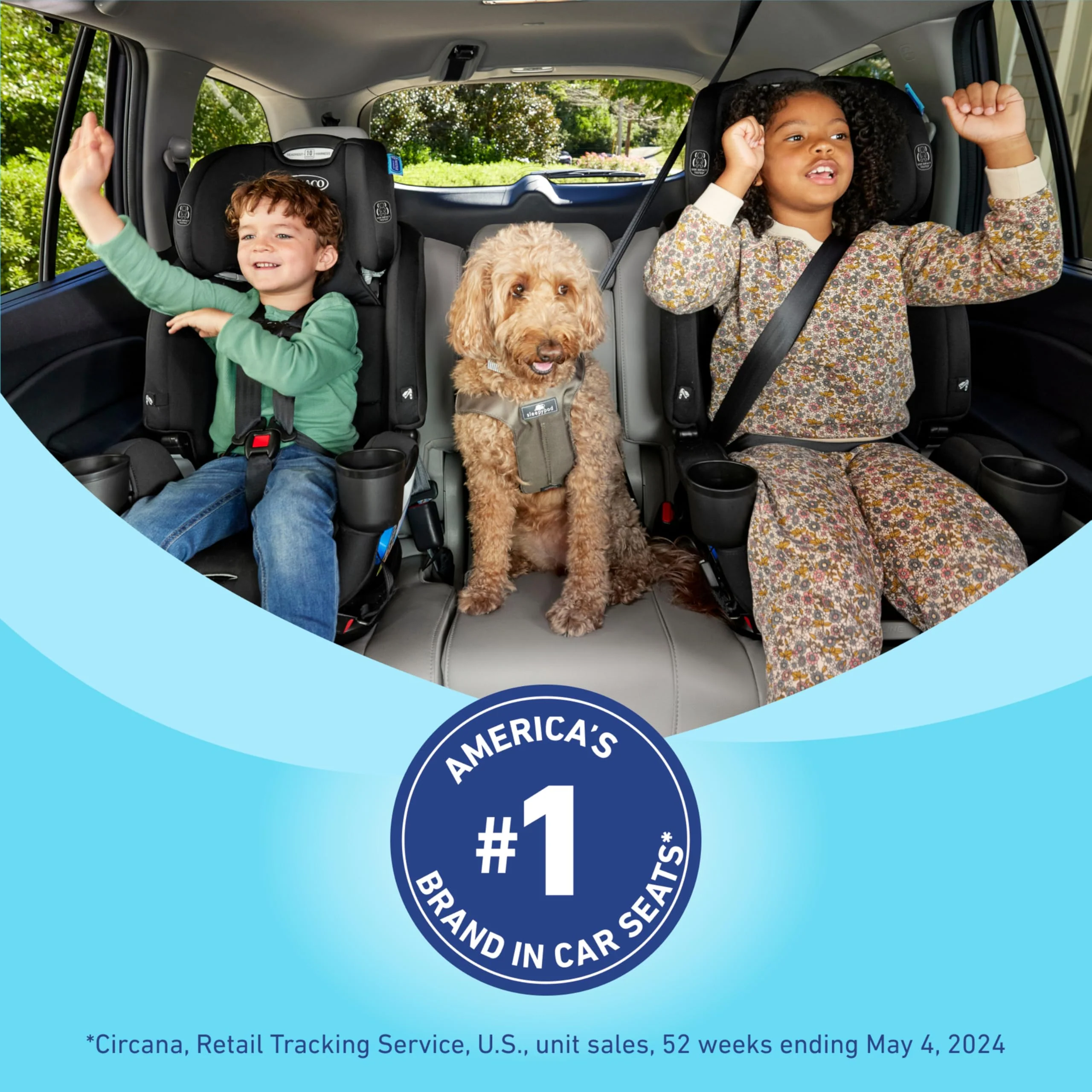 Graco Tranzitions 3-in-1 Harness Booster Car Seat, No-Rethread Simply Safe Adjust Harness, Cinder