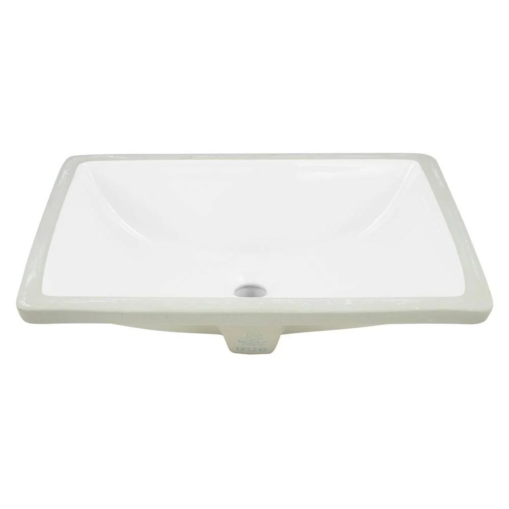 Grade A - Rectangular Under Counter Basin-18.11"x14"x7.48" white