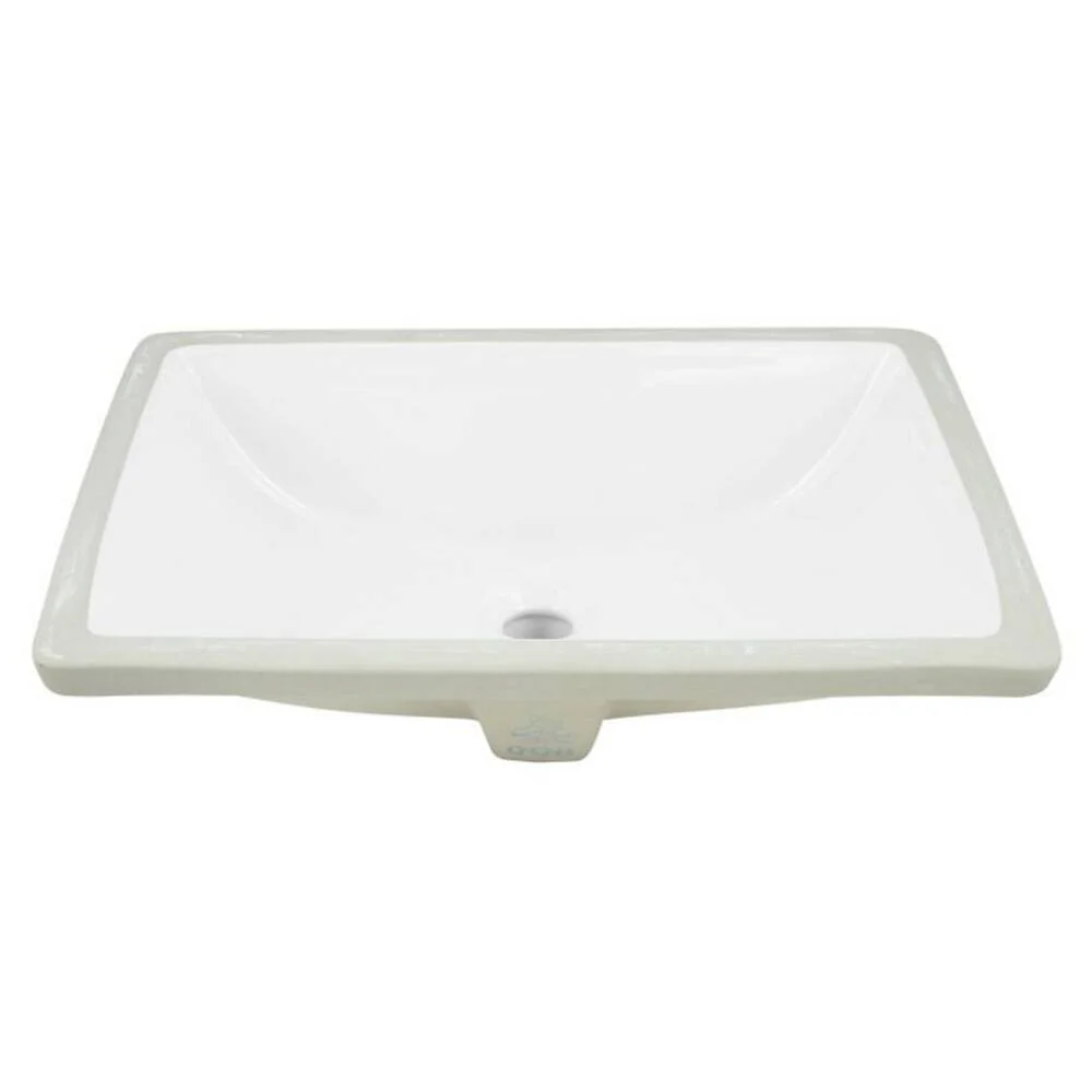 Grade A - Rectangular Under Counter Basin-20"x15"x 6.69"-White-WHT