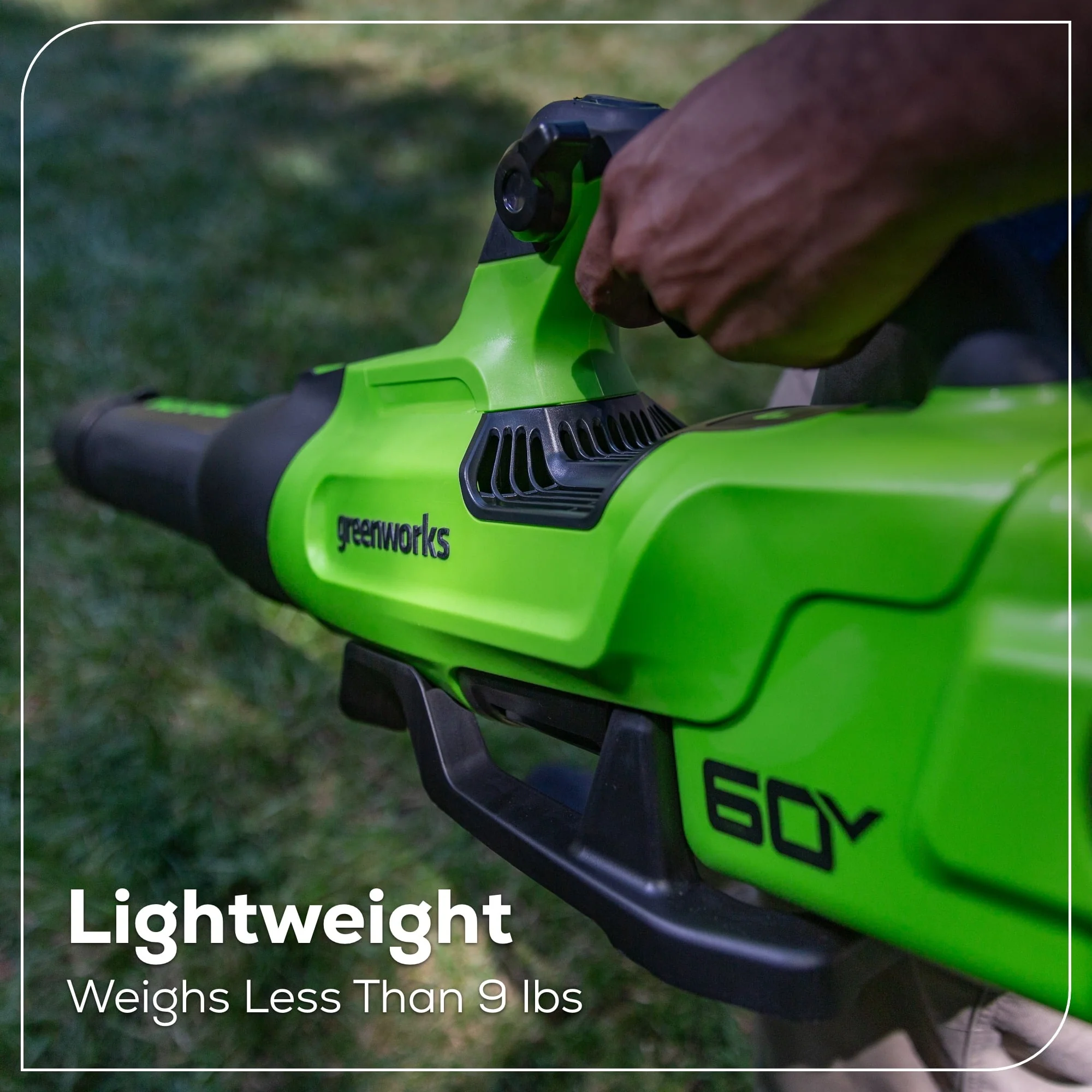 Greenworks 2429902 60V 630 CFM 170 MPH Leaf Blower with 2.5 Ah Battery & 3 Amp Charger - Image 3